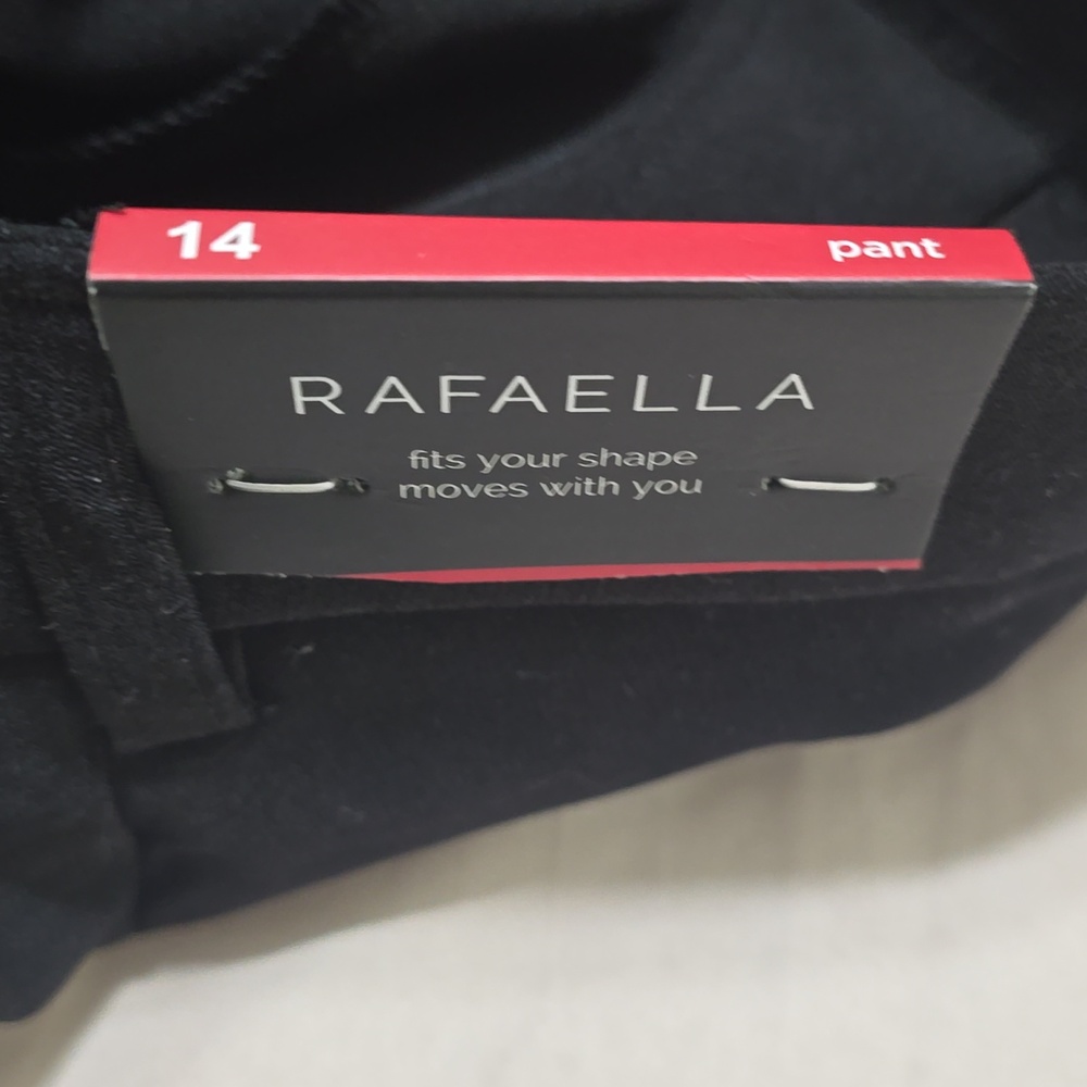 Rafaella Black Straight-Leg Dress Pants - Picture 2 of 2